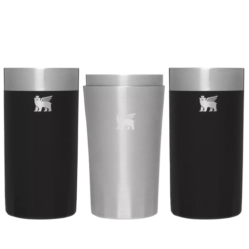 Lifted Spirits Prismatic™ Highball Glass + Craft Cocktail Shaker Set | 12 OZ - View Product Details