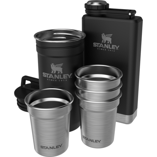Adventure Pre-Party Shot Glass + Flask Set - View Product Details