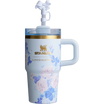 Stanley x Loveshackfancy Quencher H2.O FlowState Tumbler 20OZ in Everblooming Rosettes
