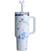 Stanley x Loveshackfancy Quencher H2.O FlowState Tumbler 40OZ in Everblooming Rosettes