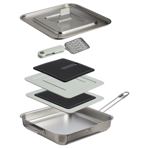The Wildfare Pro Square Pan Cookset 5-piece set | 2 QT - View Product Details